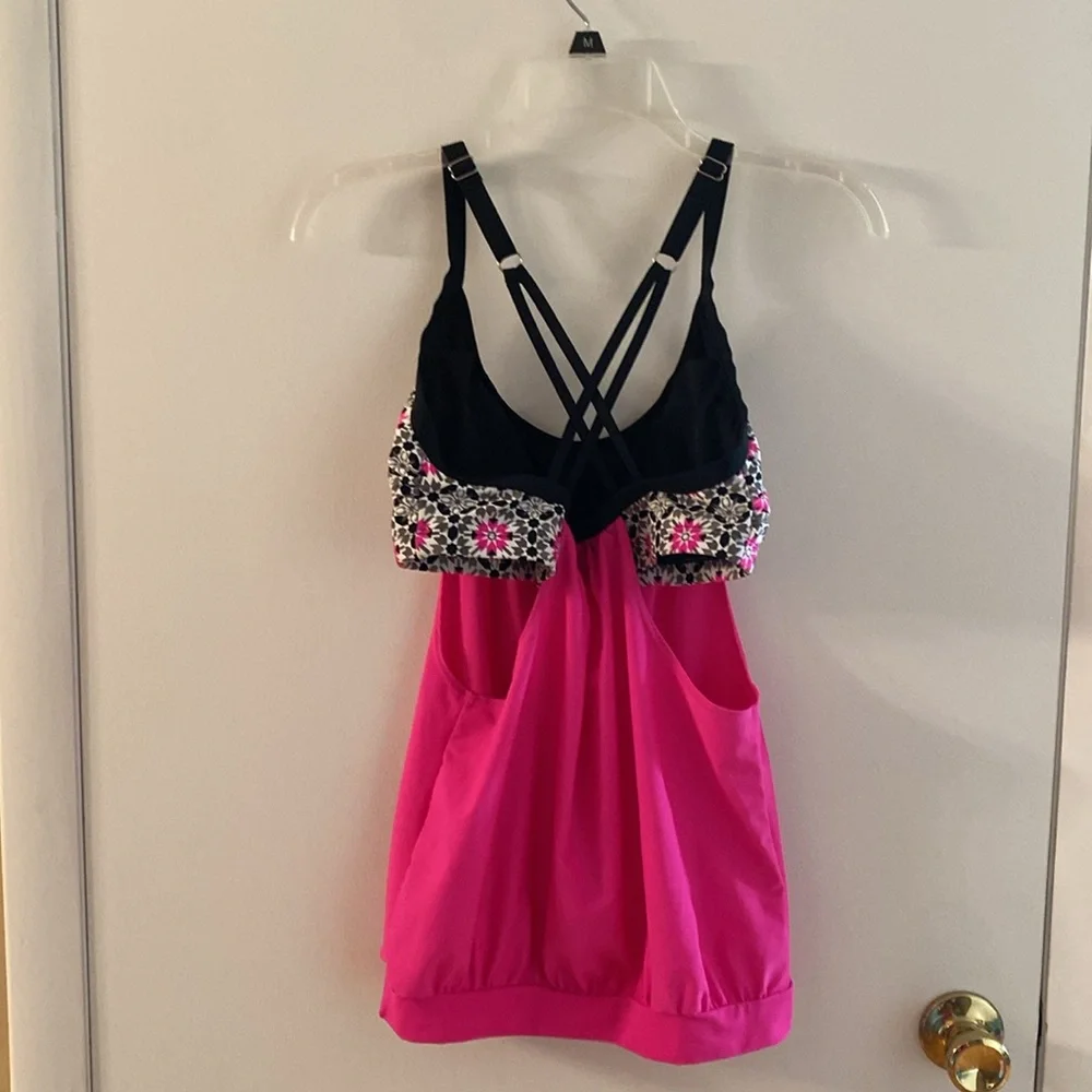 Tankini Top Padded Bra Size Medium Multiple Colors